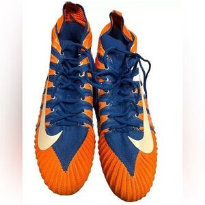 Nike Alpha Menace Elite Football Cleats 877141-418 – Orange/Blue – Men’s Size 15